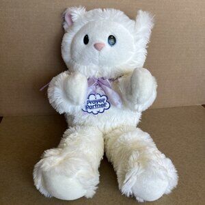 Vintage Plush Prayer Partner White Bear Hope Stuffed Animal Zondervan